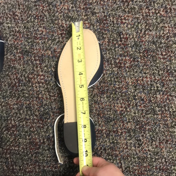 Lands End Brand New Navy flats Size 7.5 Cute - Picture 10 of 10